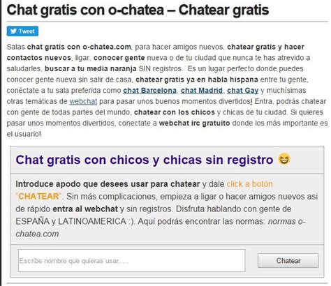 Chat Ligar gratis sin registro